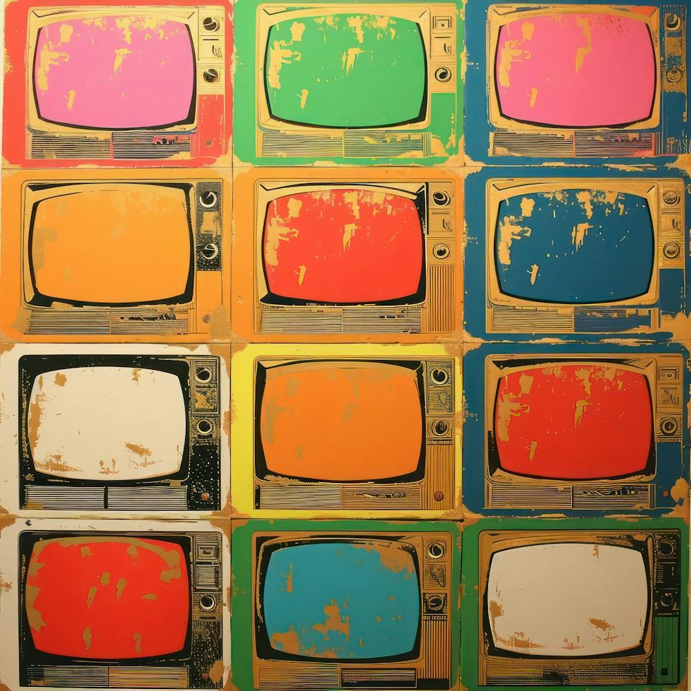 Televisions Pop Art 3