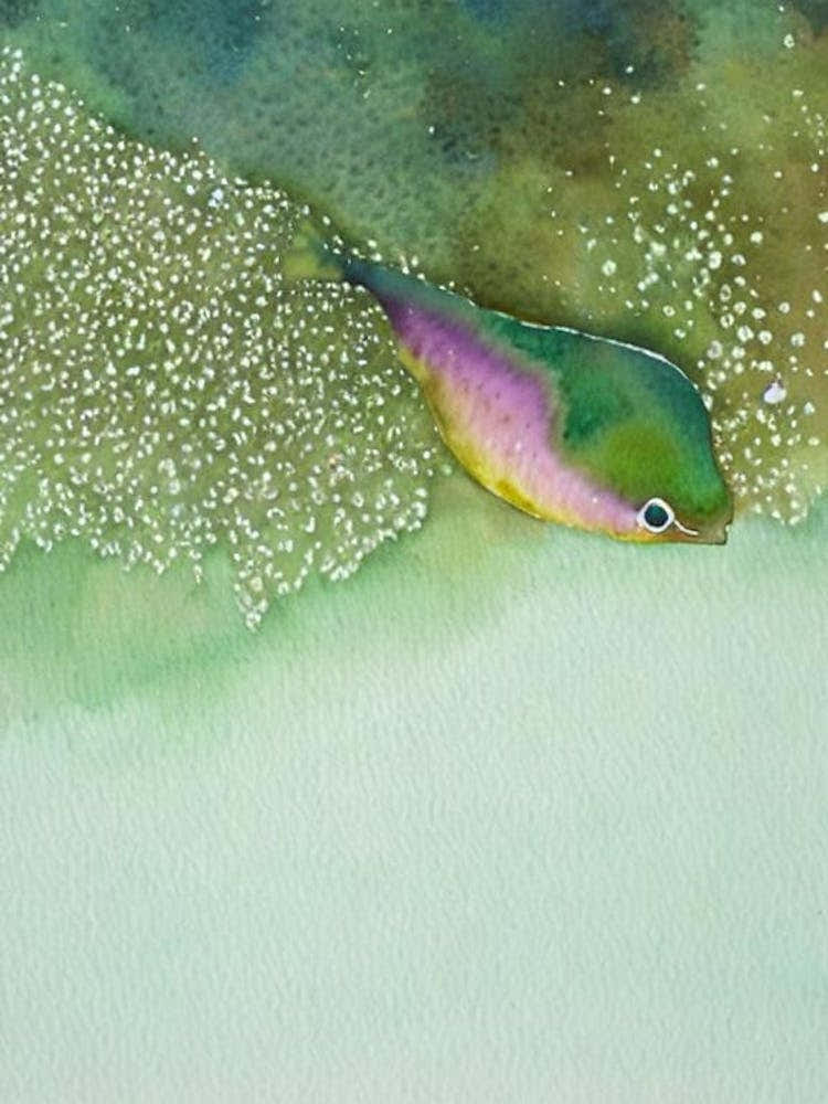 Sea Slug Storybook Watercolour
