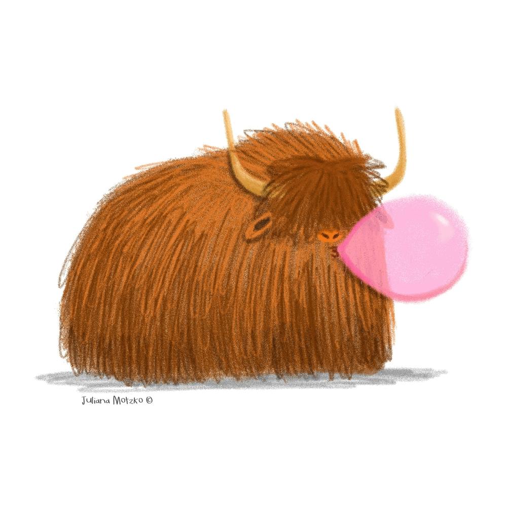 Yak With Bubble Gum