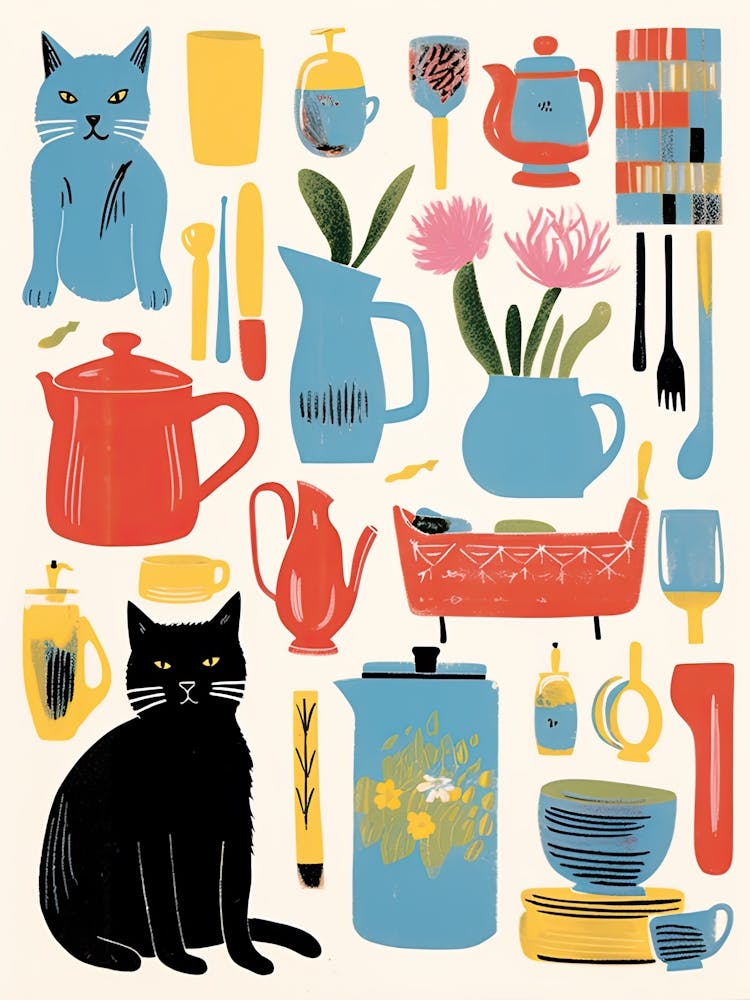 Cats And Kitchen Lovers 11