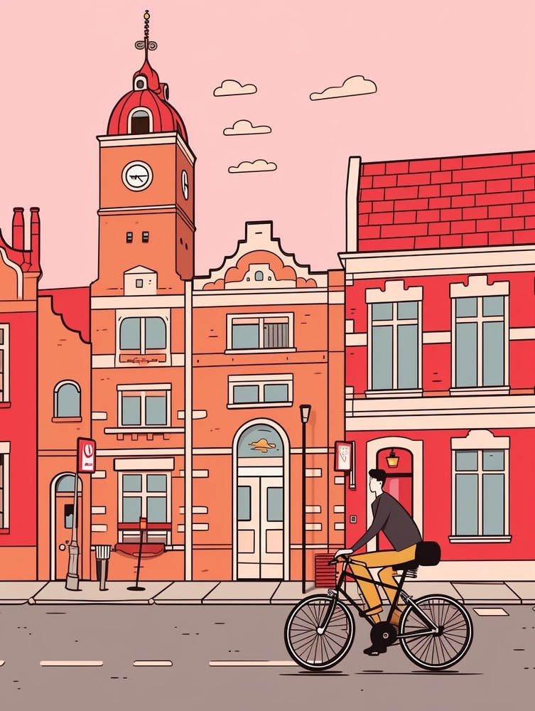 Denmark 2 Travel Illustration