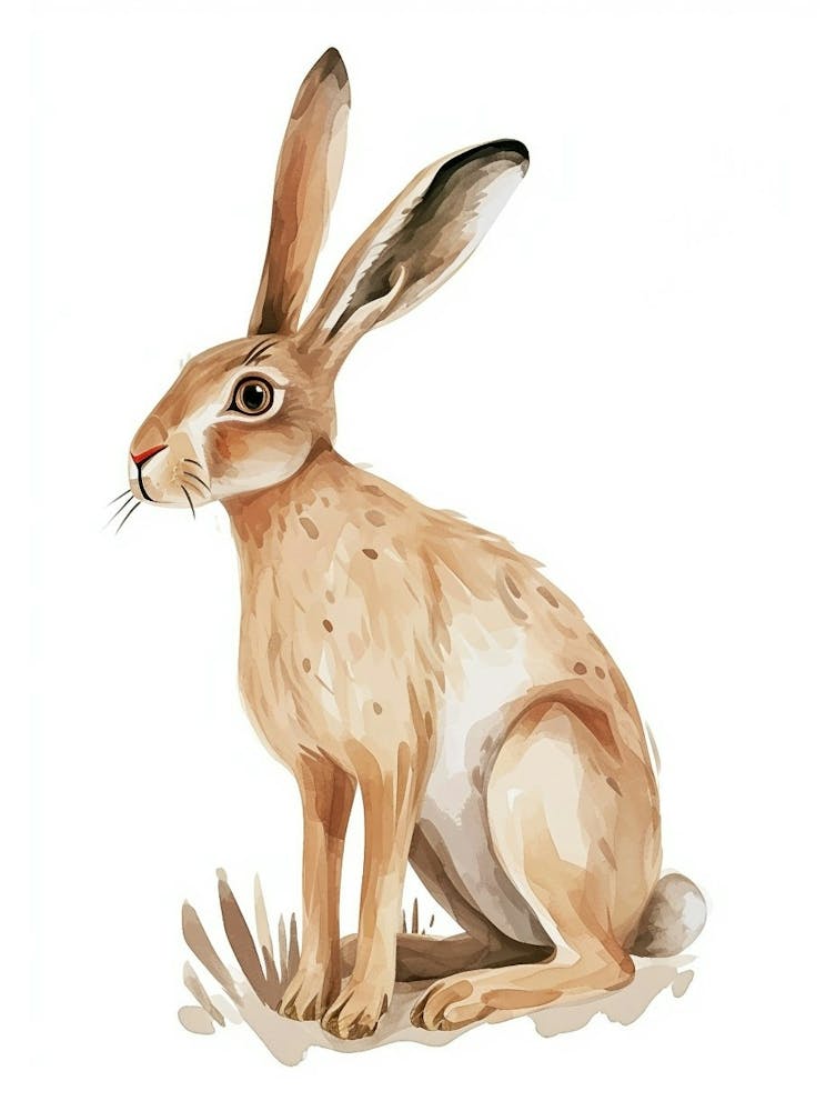 Belgian Hare Kids Illustration 3