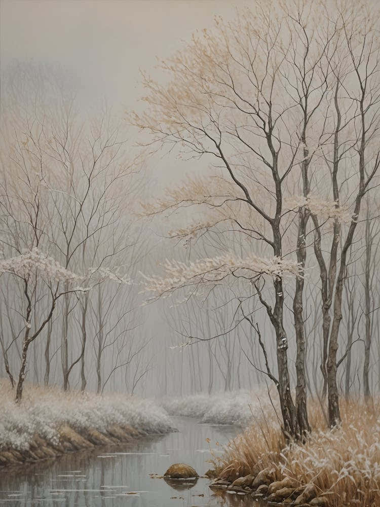 Grey Misty Landscape