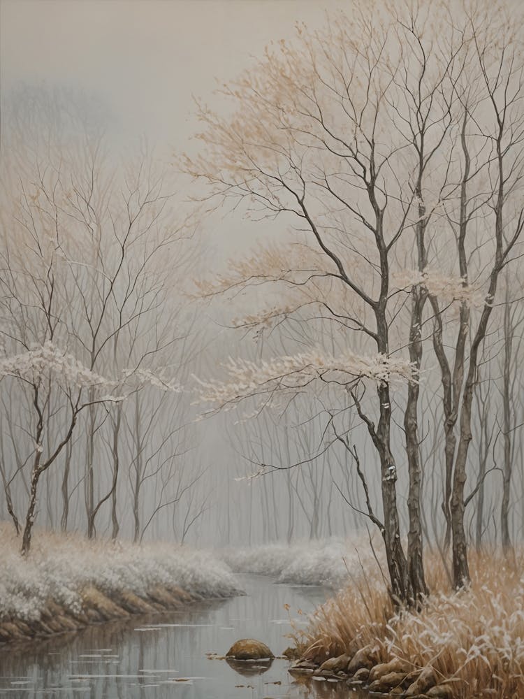 Grey Misty Landscape