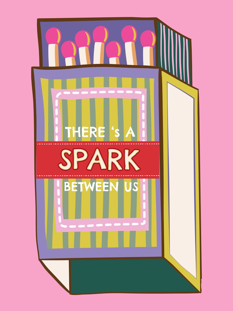 There Is A Spark Between Us Matchbox