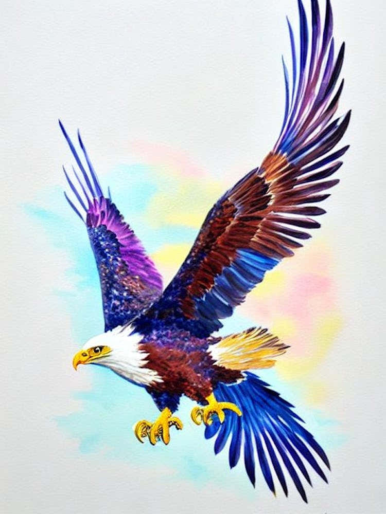 Eagle Watercolour Bird