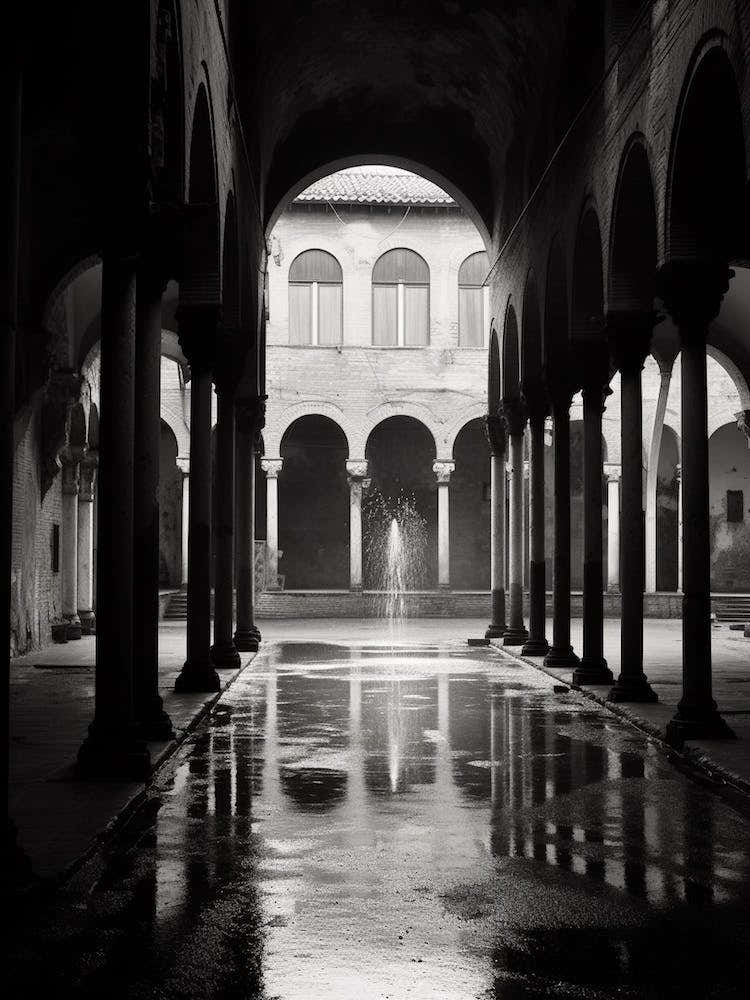 Ravenna, Italy,  Black And White Analogue Photography  2