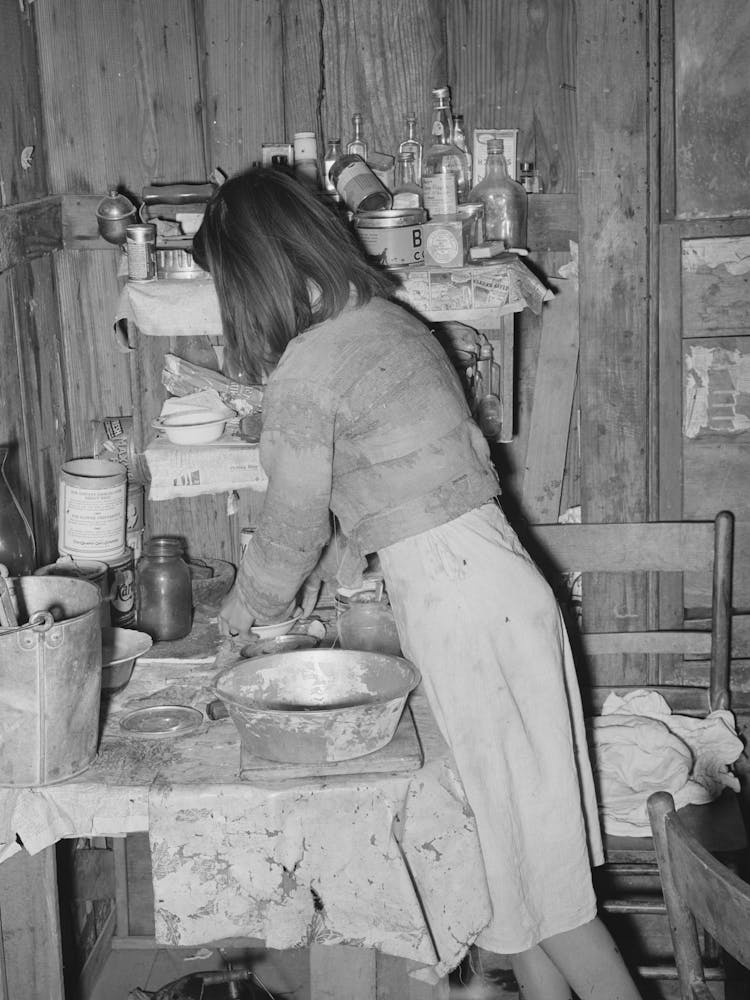 Untitled Photo, Possibly Related To Mexican Girl, Crystal City, Texas By Russell Lee