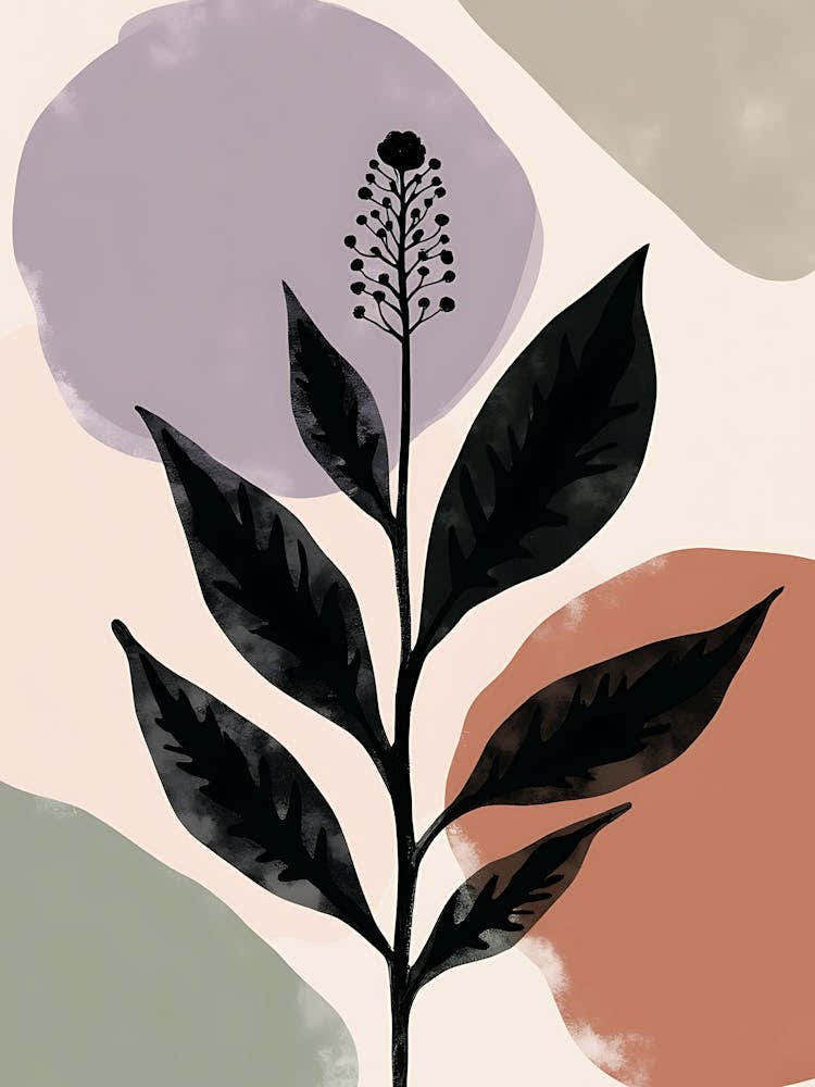 Soft Petal Forms in Desert Blush and Warm Taupe