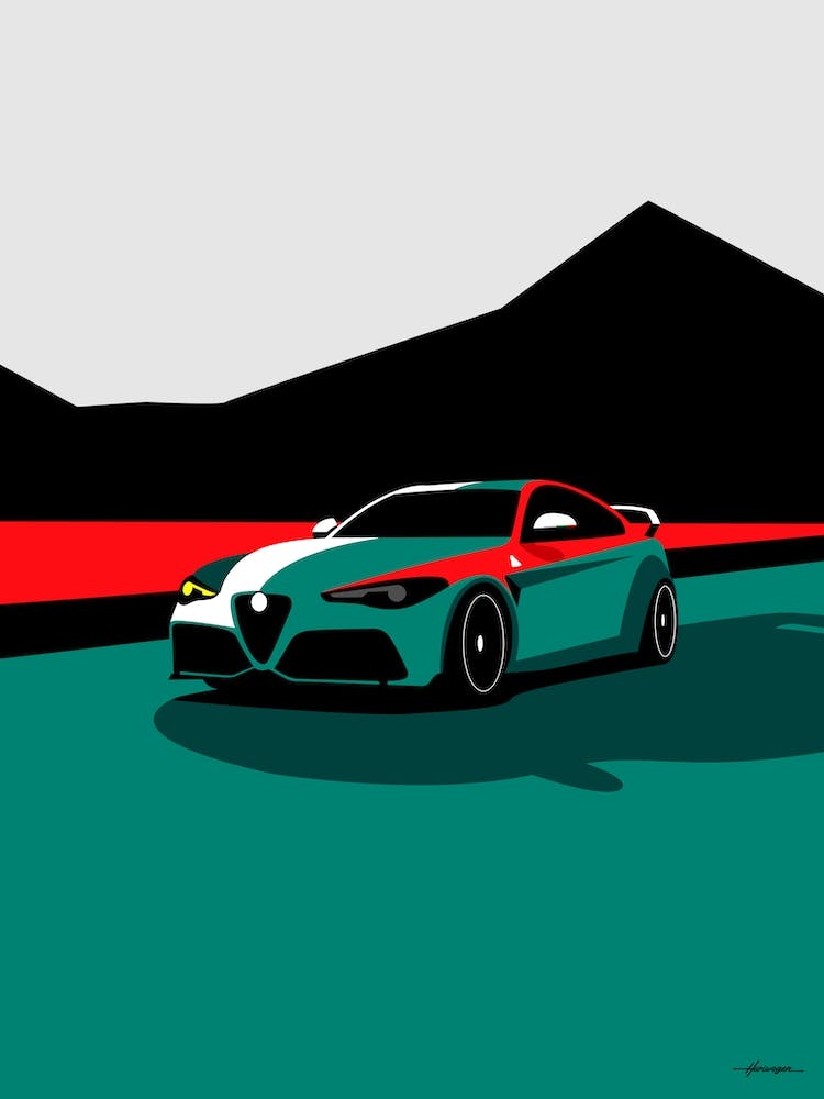 Alfa Romeo Giulia GTA M- royal green