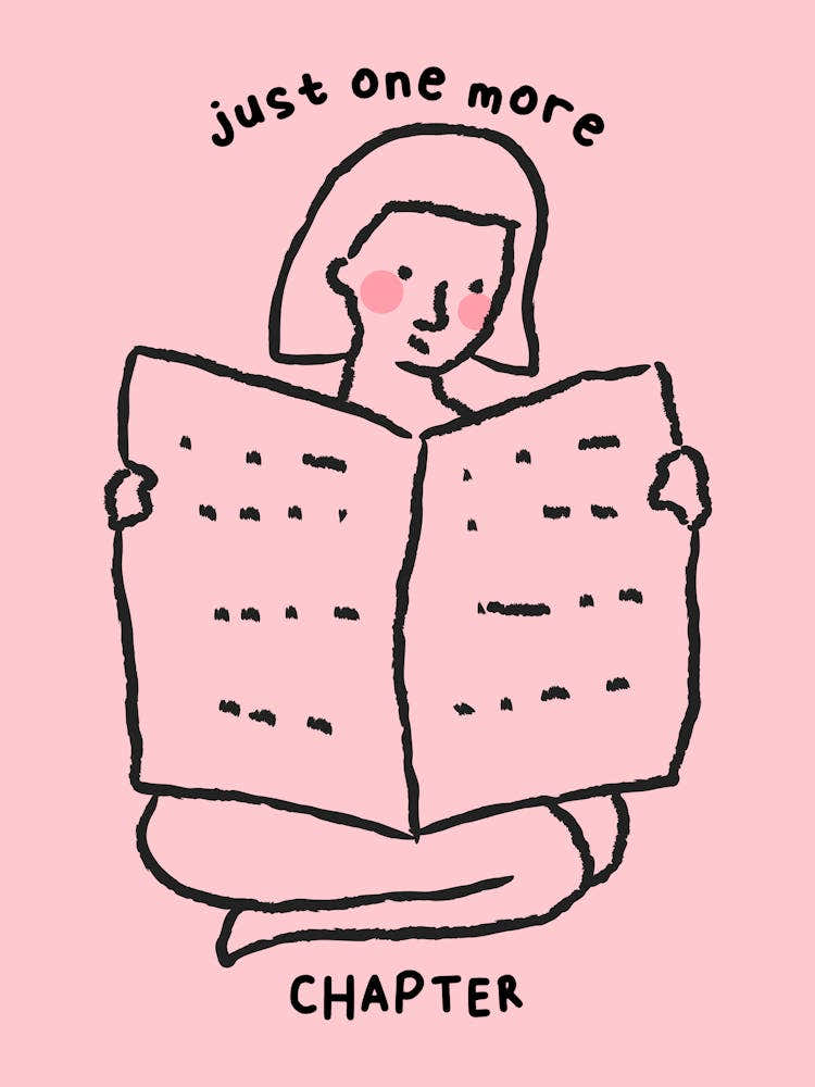 Just One More Chapter - Book Art