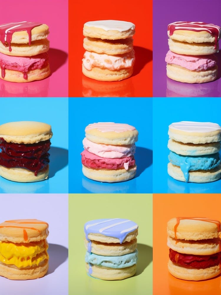 Tile Effect Sweet Cookies