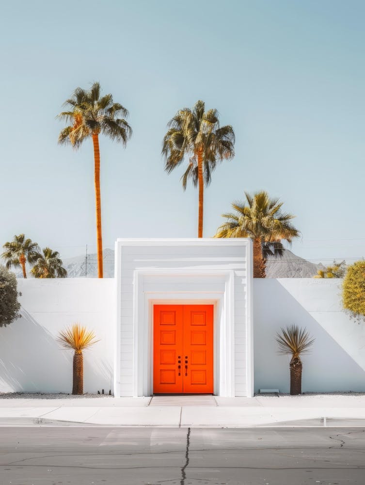 Orange Door In Palm Springs 2