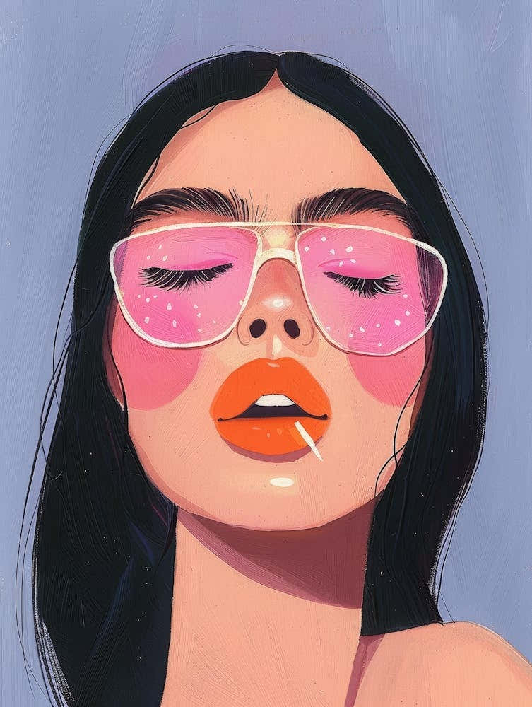 Sexy Girl With Glasses