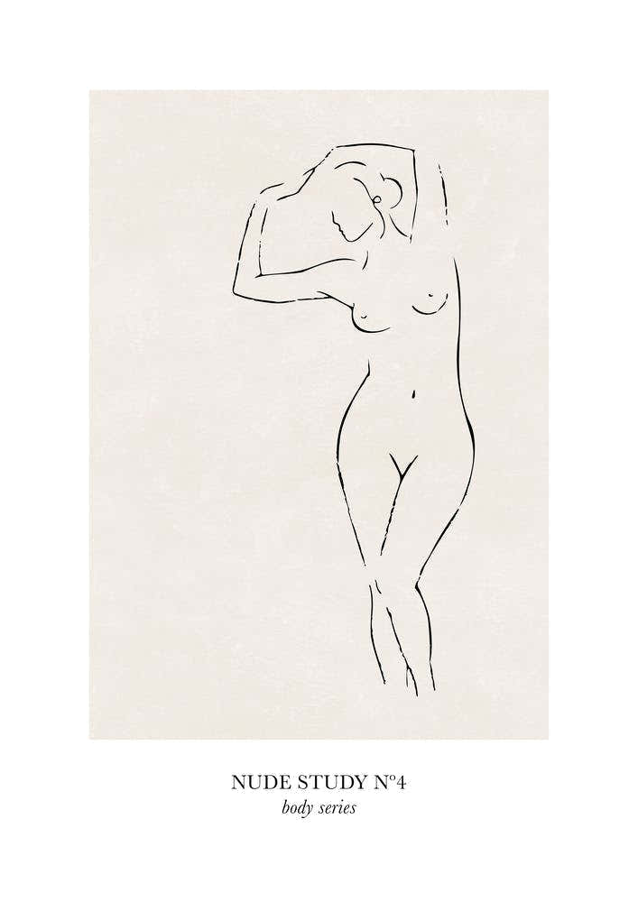 Nude Study 4 Line