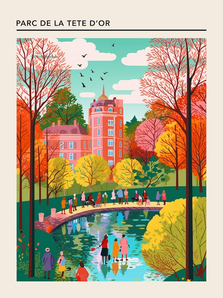 Parc De La Tete D Or Lyon France 3