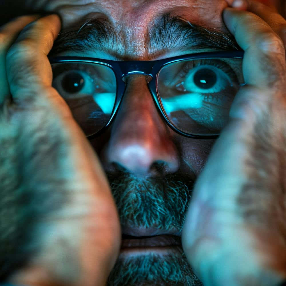 Man In Glasses With Glasses