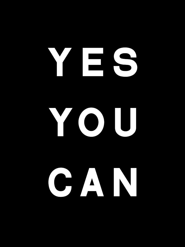 Yes You Can Black