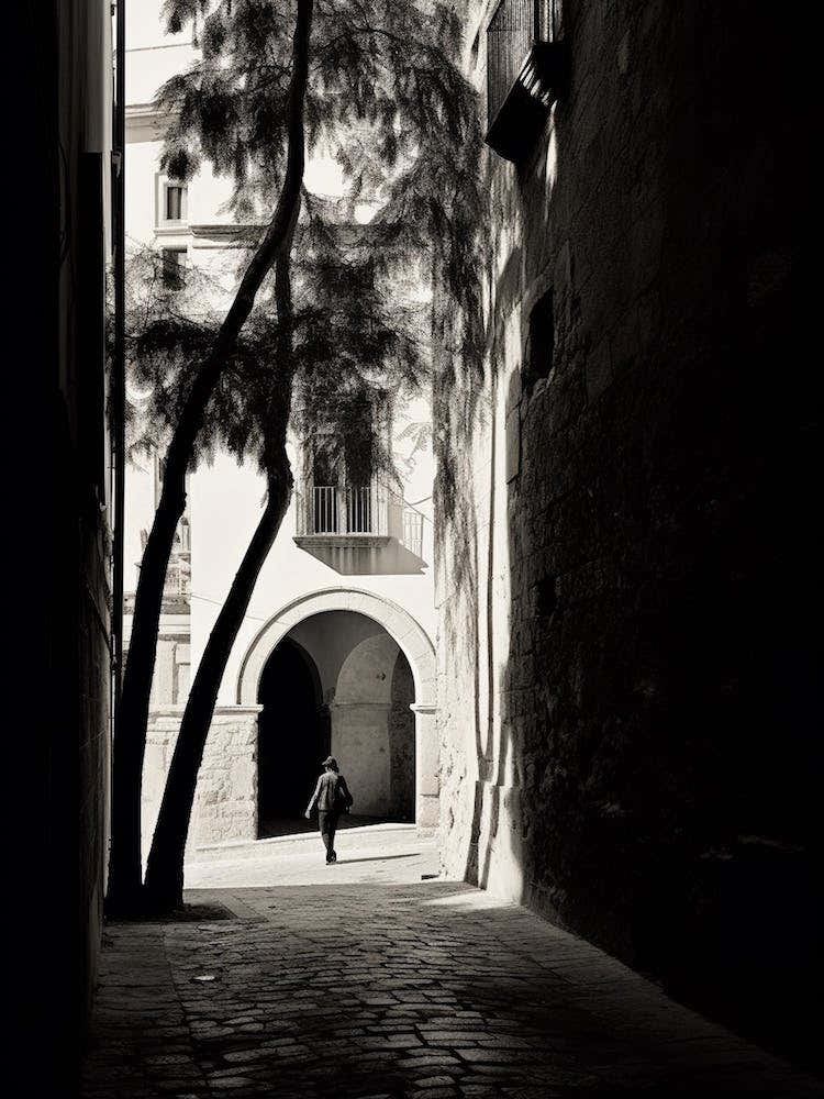Tarragona, Spain, Black And White Analogue Photography 1