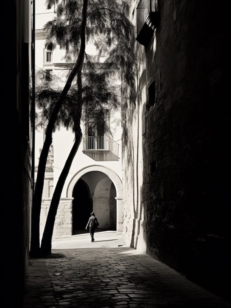 Tarragona, Spain, Black And White Analogue Photography 1