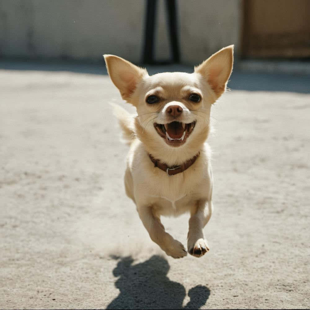 Chihuahua Running