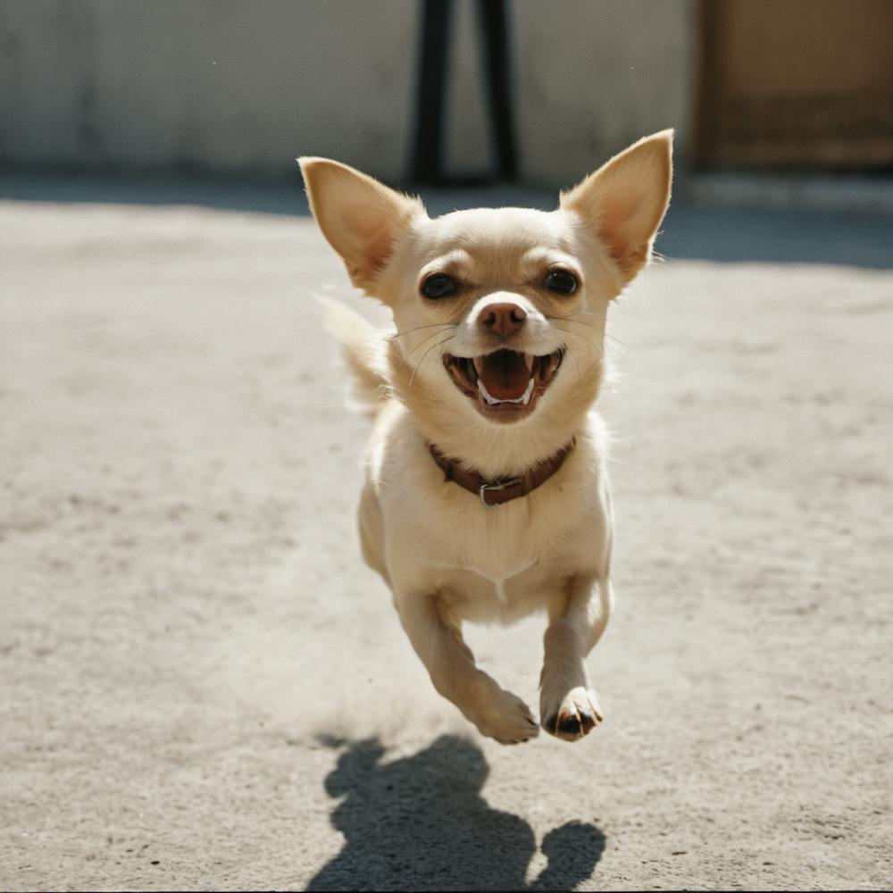 Chihuahua Running
