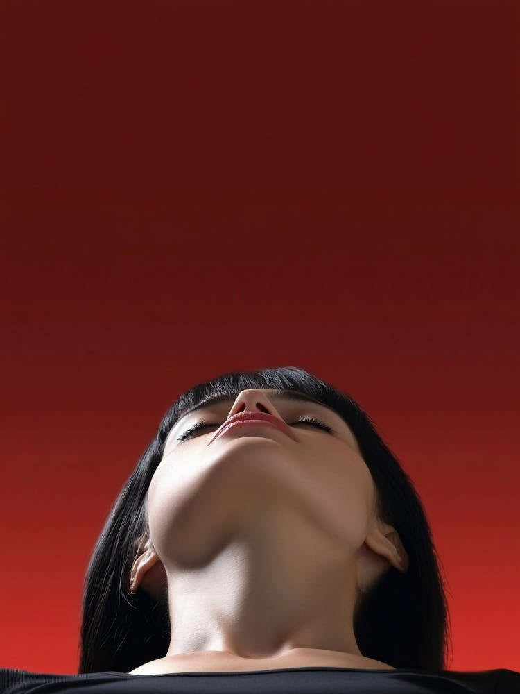 Woman With Black Hair 1