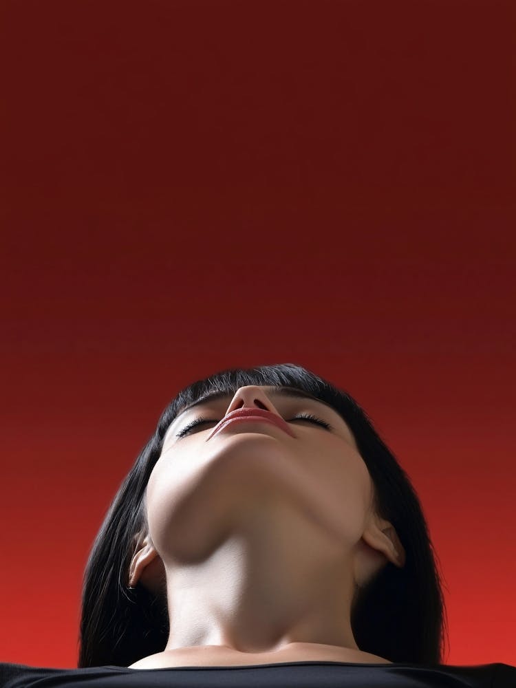 Woman With Black Hair 1