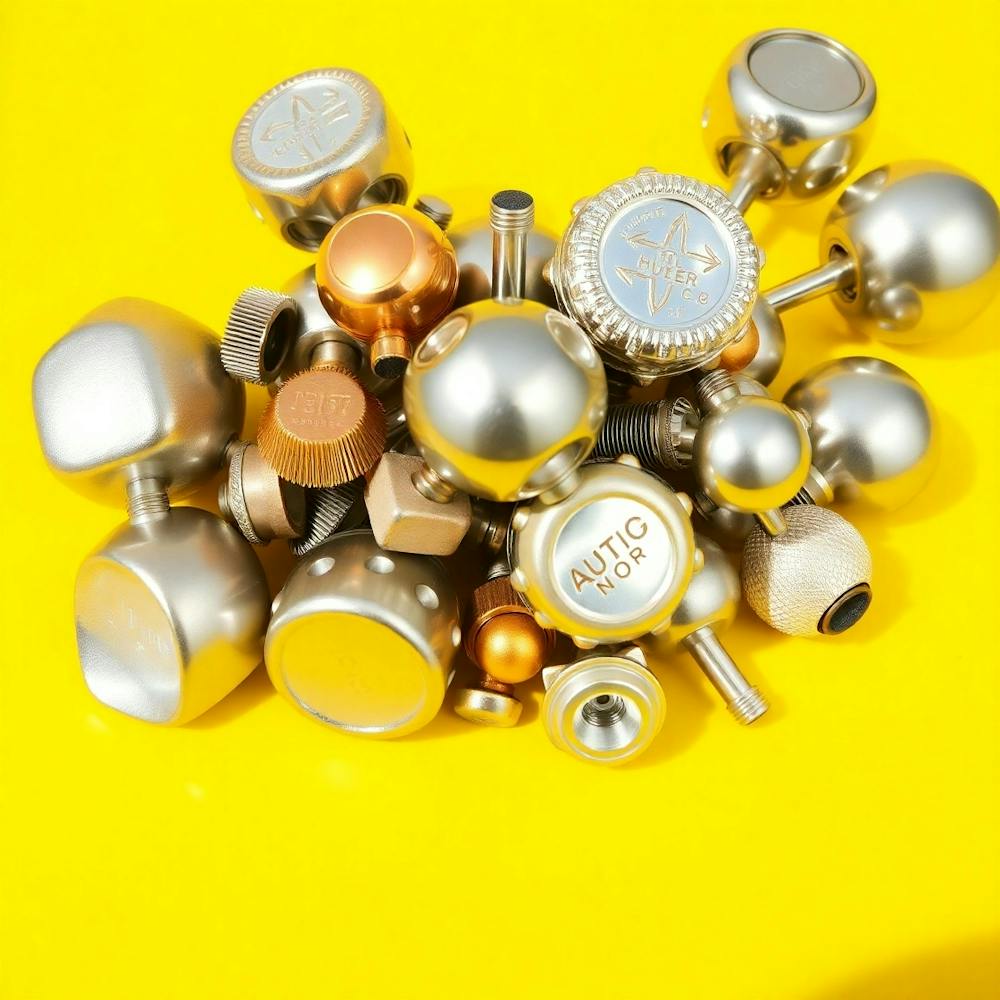 Collection Of Metal Knobs