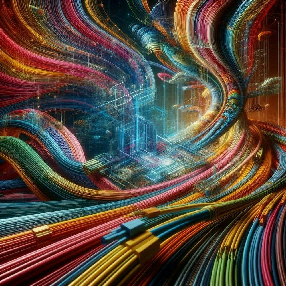 Abstract Wires -All Wired Up