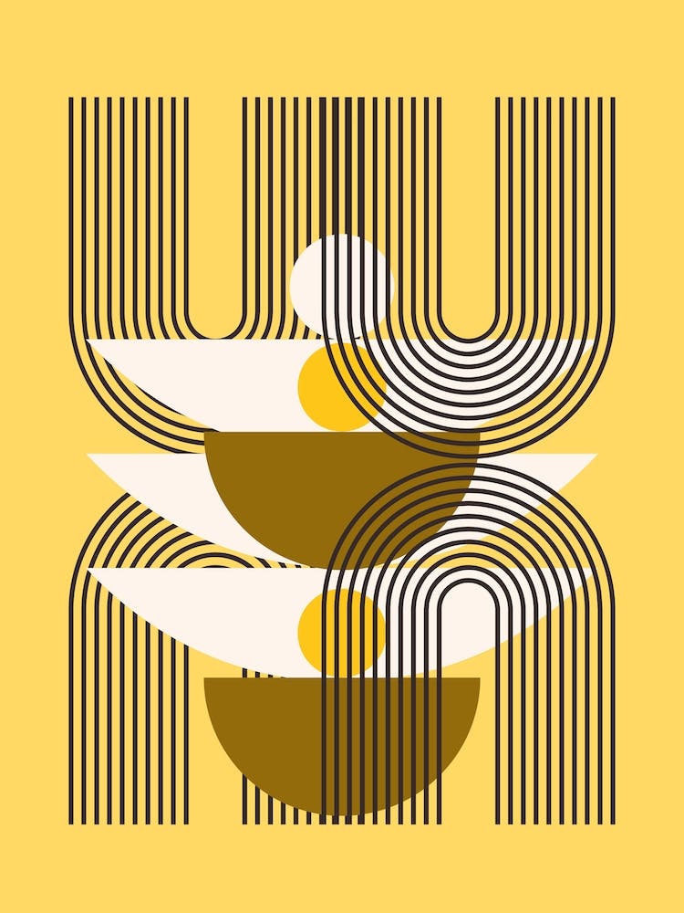 Mid Century In Yellow