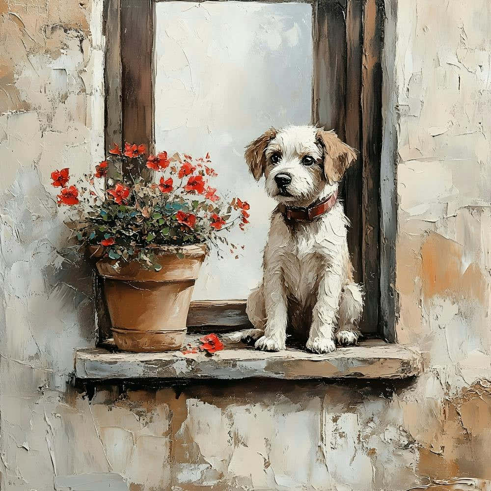 Dog In Window 10