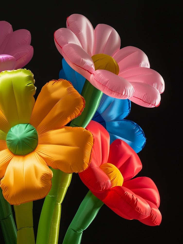 Bright Inflatable Flowers Asters 4