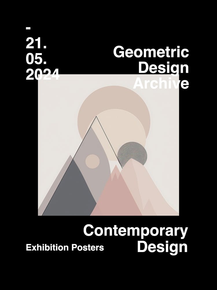 Geometric Design Archive Poster 59