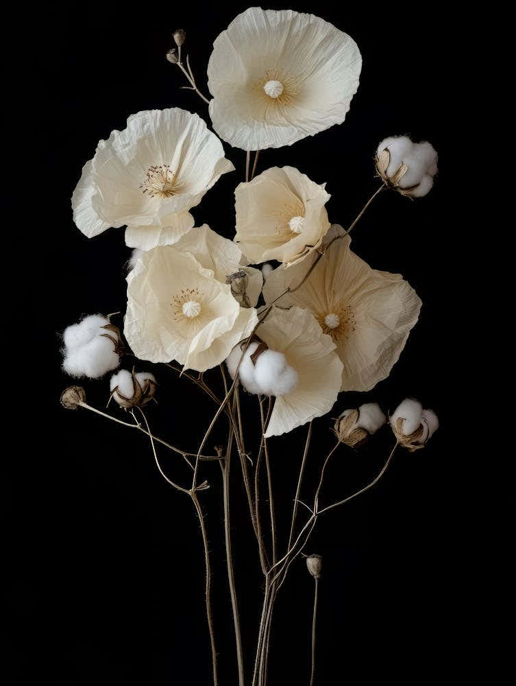 White Flower Poster 1