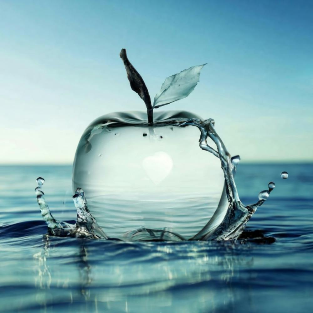 Apple In Water