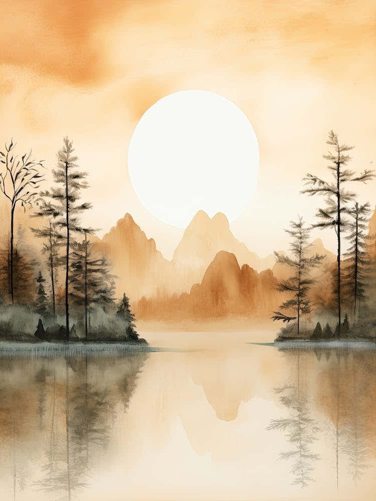 Watercolour Of Khao Sok National Park   Thailand 2