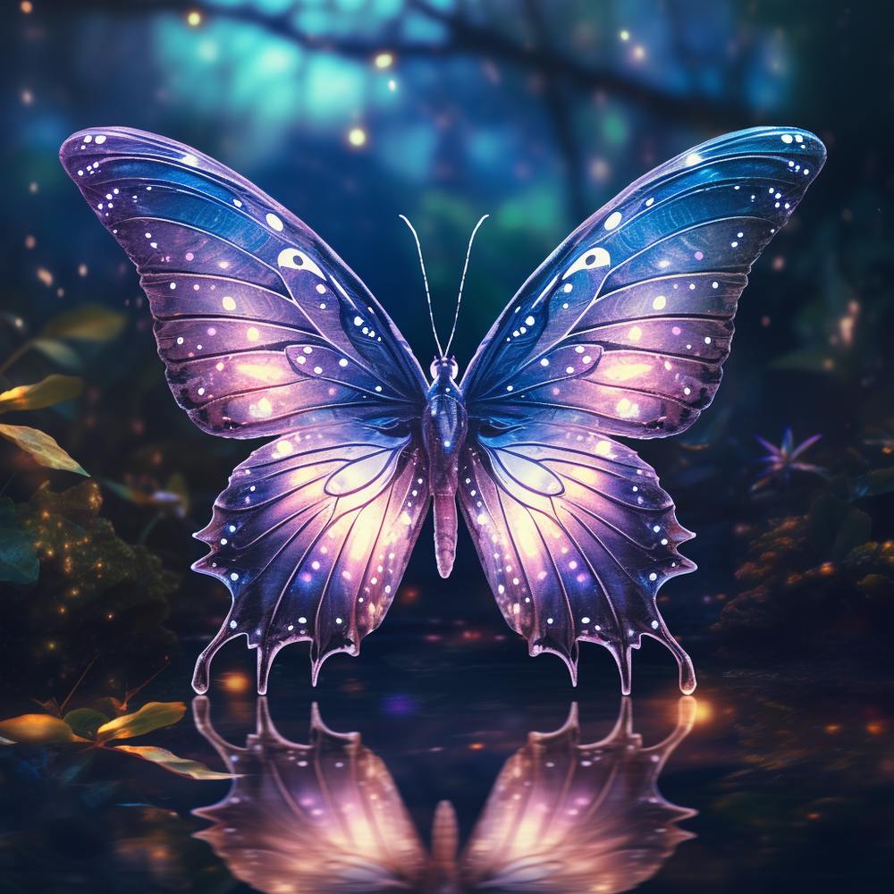 Butterfly In The Forest