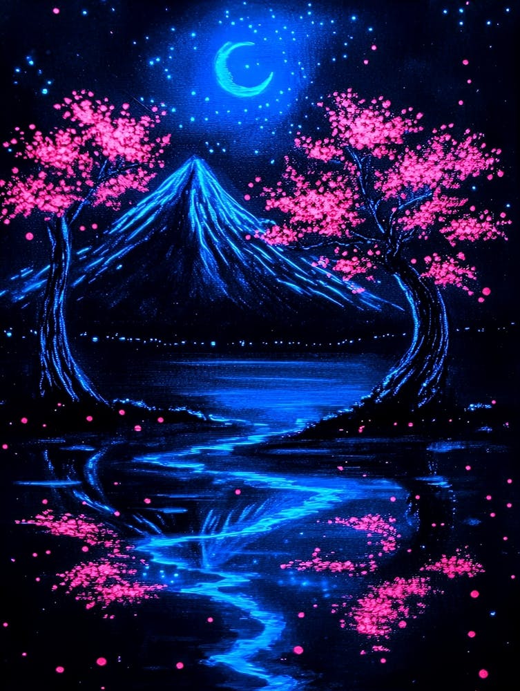 Cherry Blossom Painting