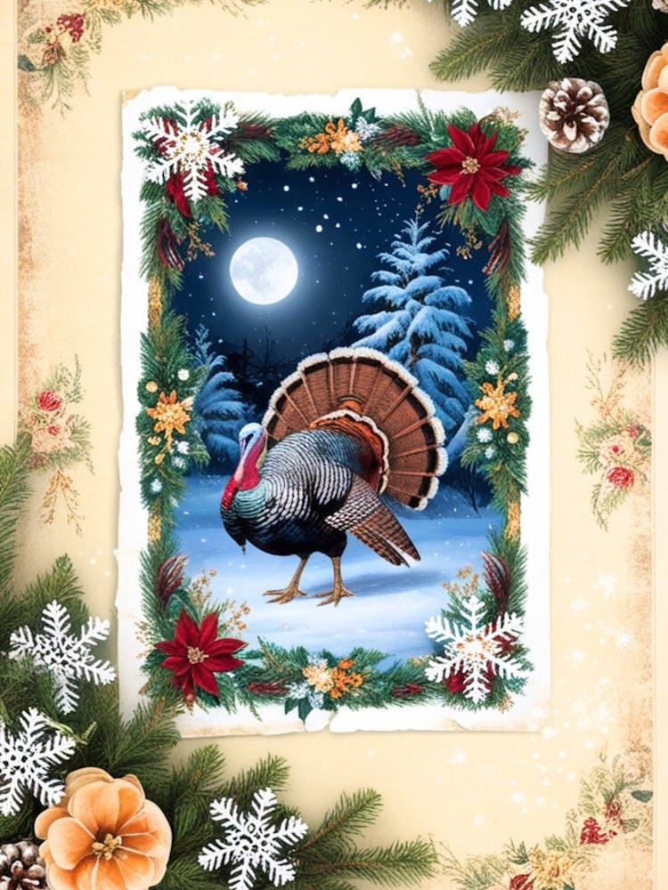 William Morris Turkey In The Snow 3