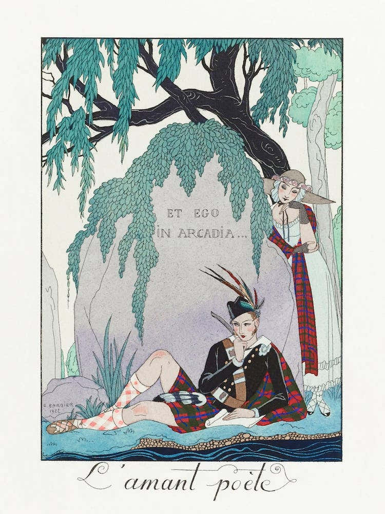 L Amant Poète (1923), George Barbier
