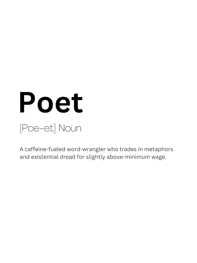 Poet Definition Meaning 1