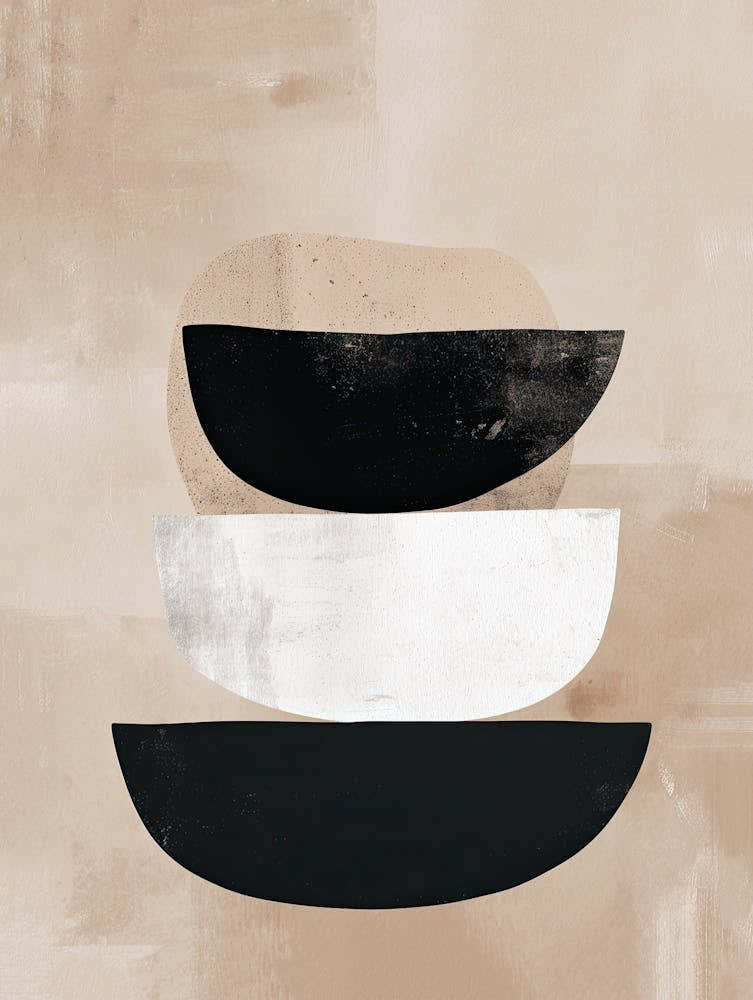 Shifting Harmony Bauhaus Minimalist