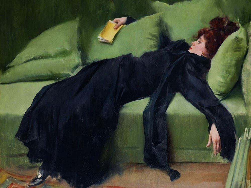 Decadent Young Woman