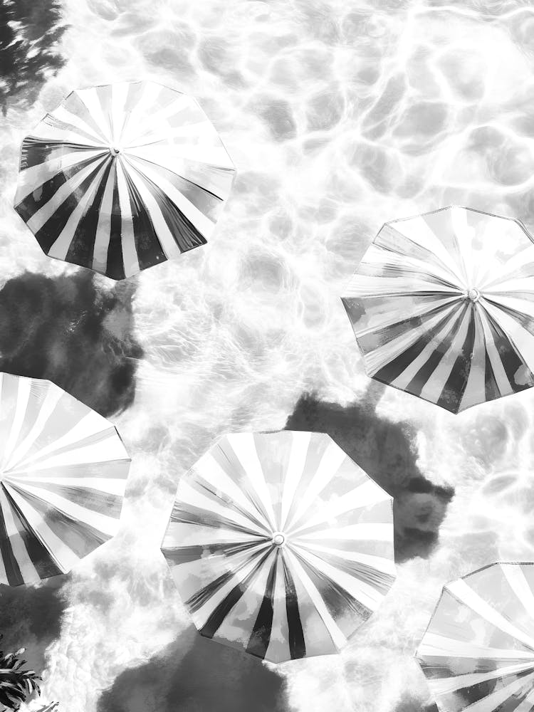 Umbrellas In The Water