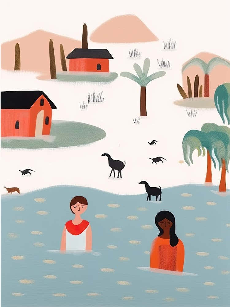 Summer In India, Tiny People And Illustration 2