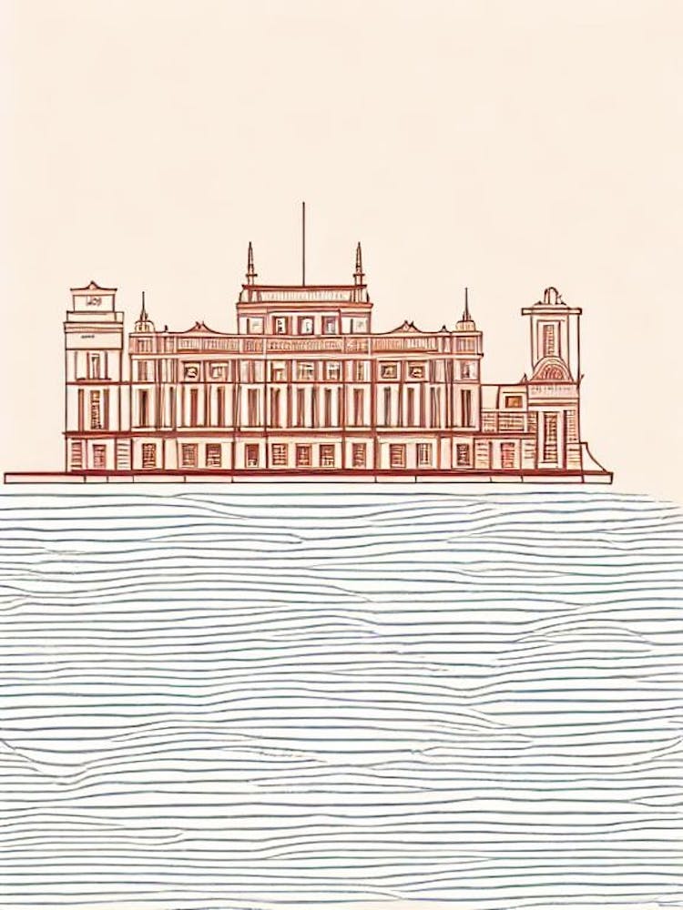 Heroes' Square Budapest Boho Landmark Illustration