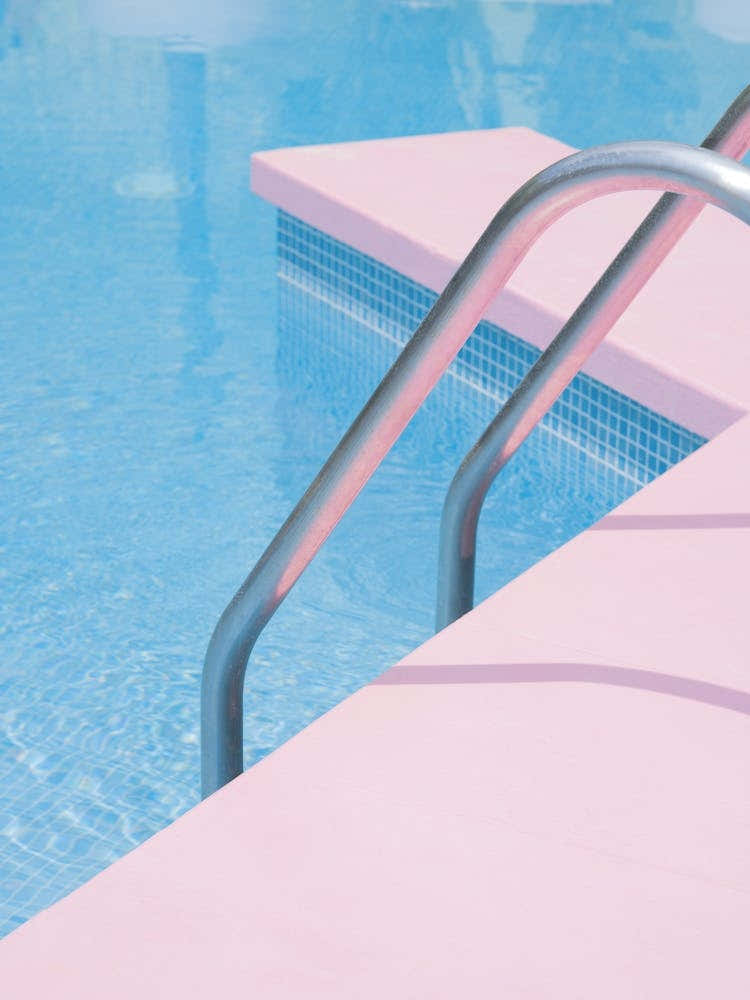 Summer Swimming Pool Pink