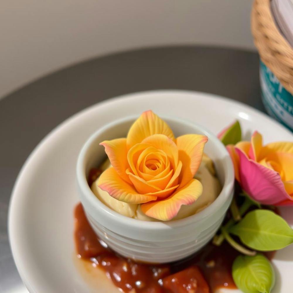Roses On A Plate