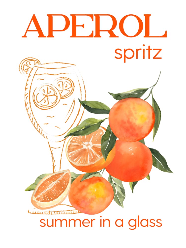 Aperol Spritz Summer In A Glass
